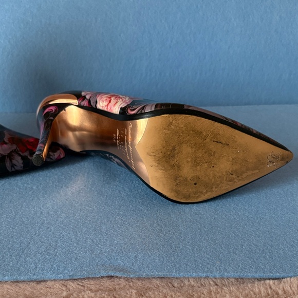Ted Baker London Black Floral Heels - Picture 5 of 7